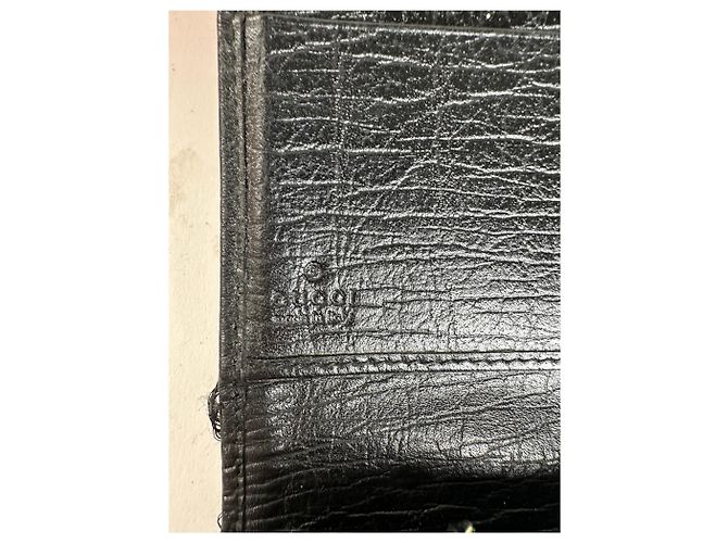 Clutch portafoglio in pelle vintage Gucci nera Nero - vista 5