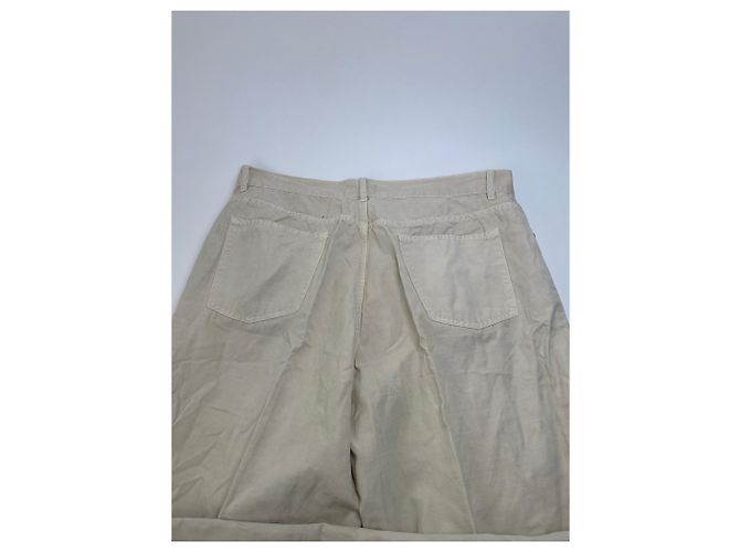 Vintage Loewe Baumwollhose Beige - Ansicht 13