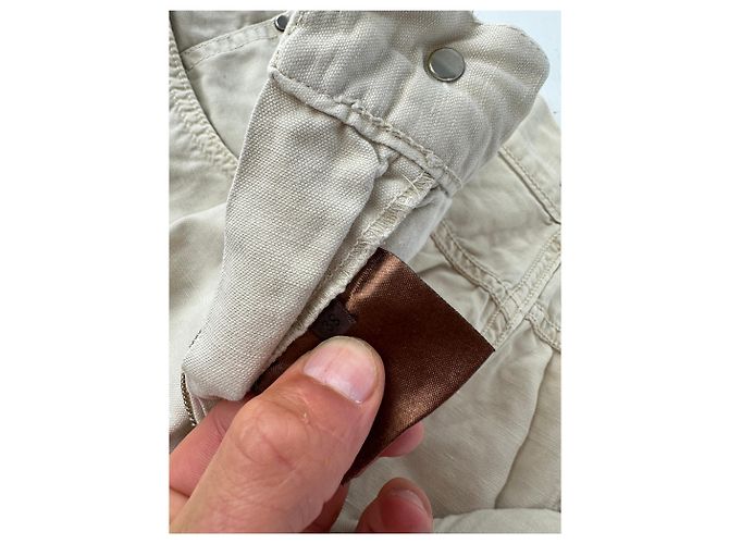 Vintage Loewe Baumwollhose Beige - Ansicht 4