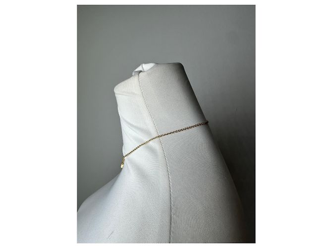 Collana con pendente Givenchy Gold Crystal Logo D'oro - vista 2