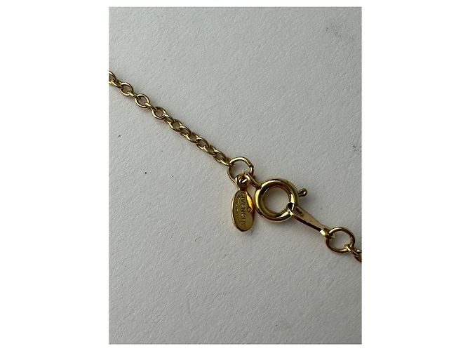 Collana con pendente Givenchy Gold Crystal Logo D'oro - vista 4