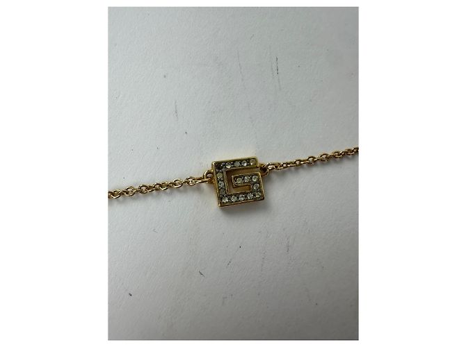 Collana con pendente Givenchy Gold Crystal Logo D'oro - vista 5