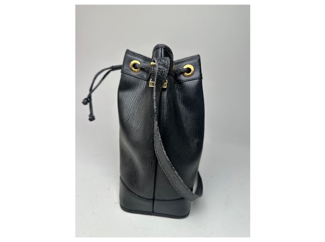 Vintage Givenchy Leder-Bucket-Bag Schwarz - Ansicht 7
