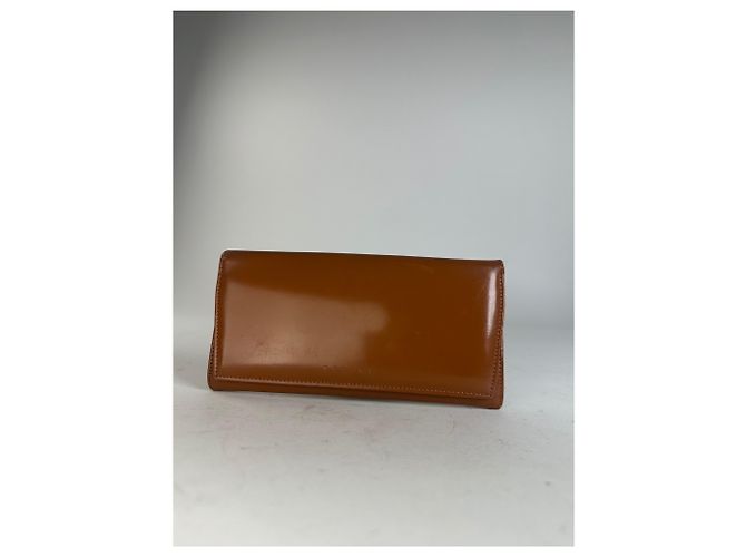 Edge Céline Portafoglio Celine Classic in pelle marrone - vista 13