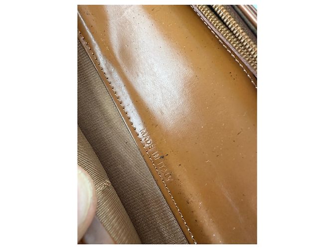Edge Céline Portafoglio Celine Classic in pelle marrone - vista 3