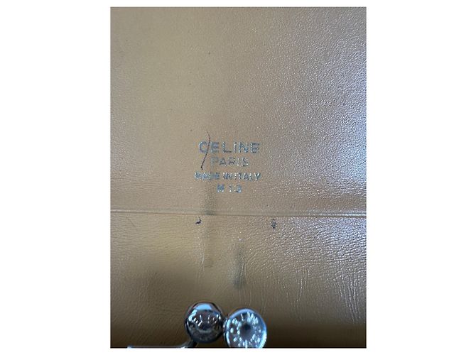 Edge Céline Vintage Celine Smooth Wallet Brown - view 3