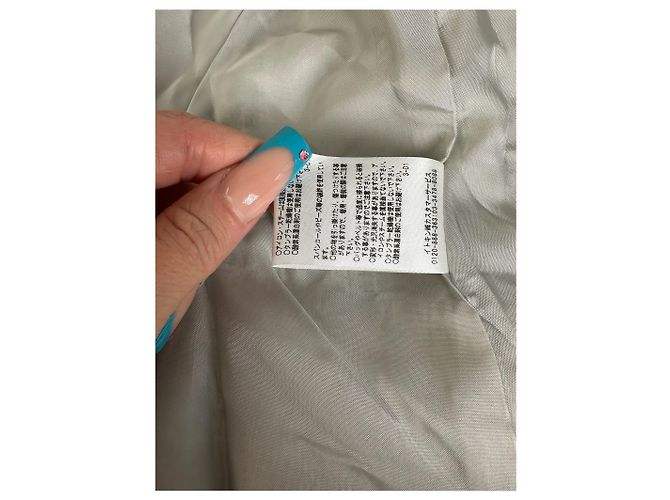 Vintage Courreges Tweed Jacke Hell Silber - Ansicht 7