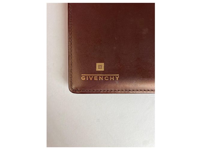 Vintage Givenchy Leather Wallet Brown - view 4