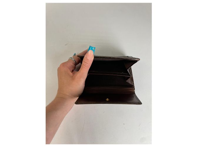 Vintage Givenchy Leather Wallet Brown - view 5