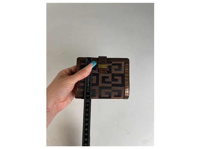 Vintage Givenchy Leather Wallet Brown - view 6