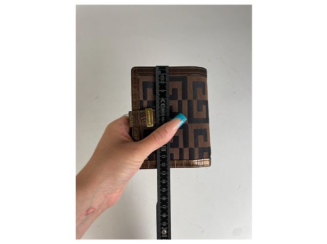 Vintage Givenchy Leather Wallet Brown - view 7