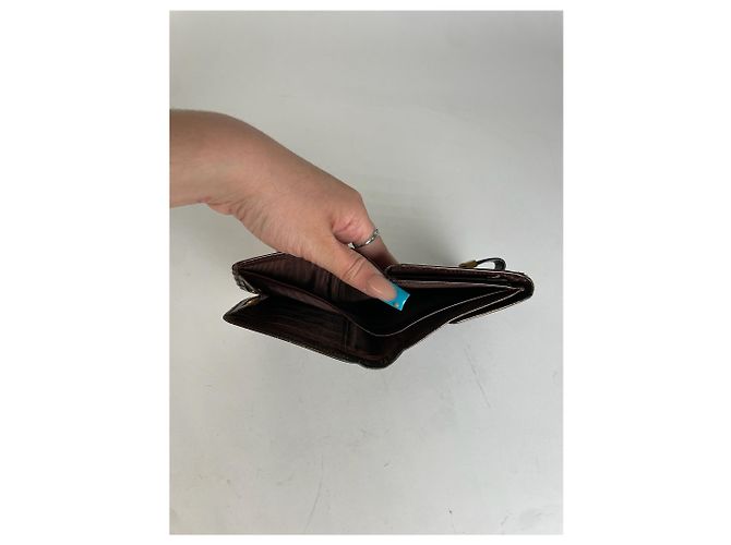 Vintage Givenchy Leather Wallet Brown - view 8