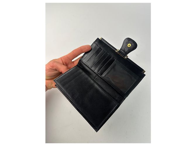 Vintage Dior Leather Wallet Black - view 4