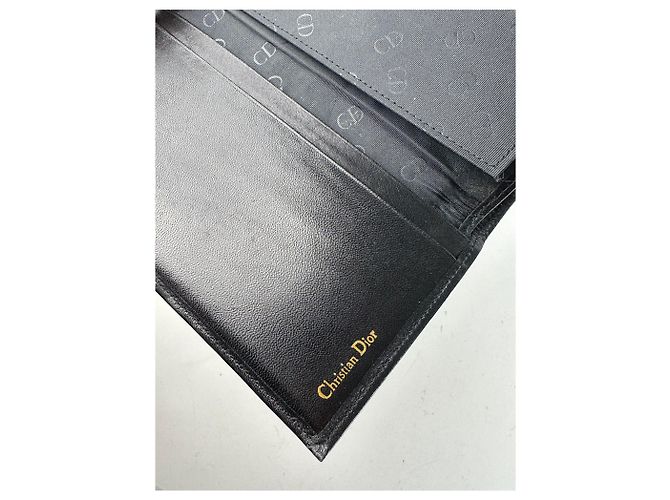Vintage Dior Leather Wallet Black - view 5
