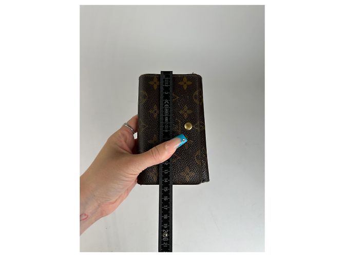 Portafoglio Louis Vuitton in tela Monogram marrone - vista 7