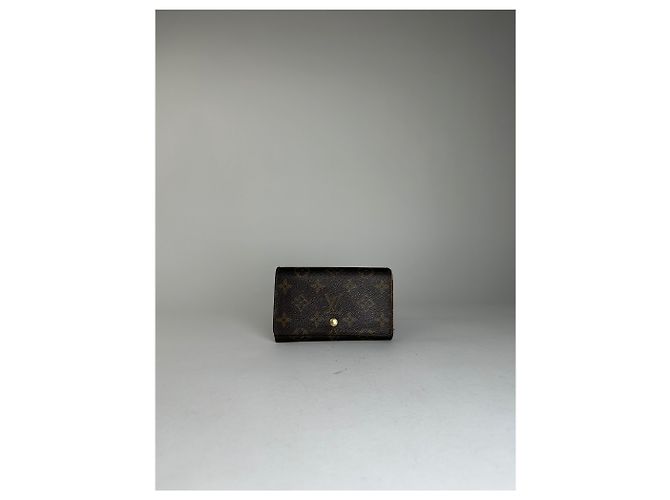 Portafoglio Louis Vuitton in tela Monogram marrone - vista 9