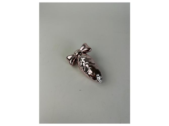 Miu Miu Pink Metal Bow-Shaped Decorative Object - view 7