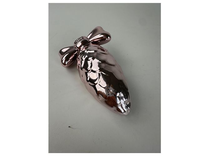 Miu Miu Pink Metal Bow-Shaped Decorative Object - view 8