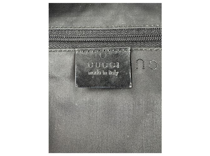 Borsa a tracolla Gucci in nylon nero con sacchetto protettivo - vista 10