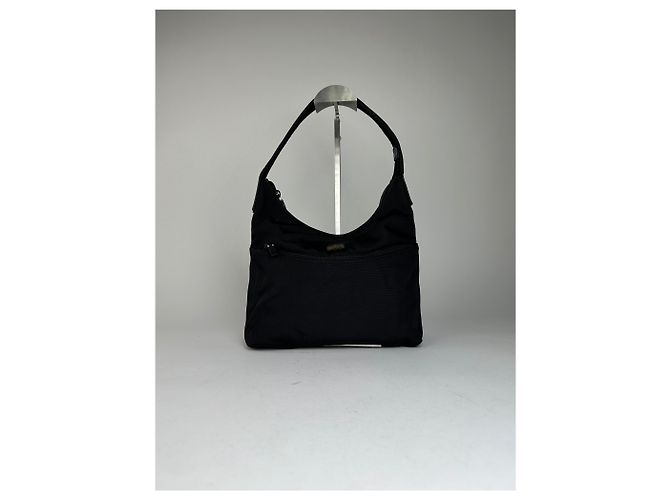 Borsa a tracolla Gucci in nylon nero con sacchetto protettivo - vista 11