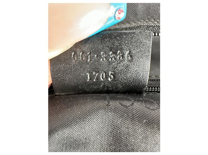 Borsa a tracolla Gucci in nylon nero con sacchetto protettivo - vista 4
