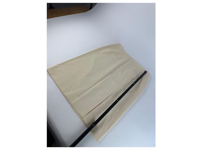 Céline Saia de lã Celine com mistura de creme e detalhe de fenda - vista 8