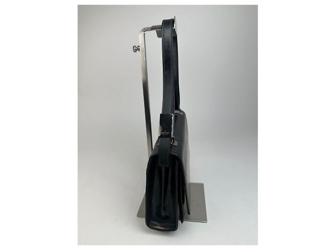 Gucci Black Leather Shoulder Bag - view 9