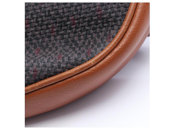 Borsa a tracolla marrone e grigia Yves Saint Laurent - vista 6