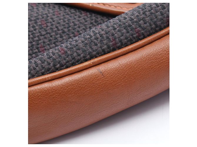 Borsa a tracolla marrone e grigia Yves Saint Laurent - vista 7