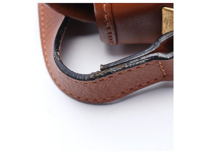 Borsa a tracolla marrone e grigia Yves Saint Laurent - vista 9