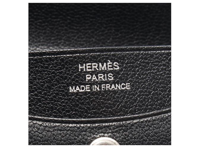 Hermès Hermes Iliade Compact Black Tri-fold Wallet - Ansicht 5