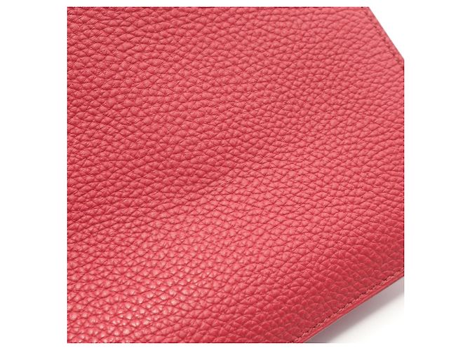 Hermès Portafoglio lungo pieghevole Hermes Dogon GM Duo Ruby Bordò - vista 10