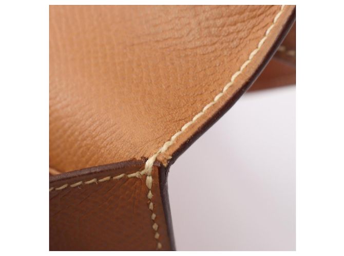 Hermès Borsa a Spalla Hermes Dolly Gold Marrone - vista 10