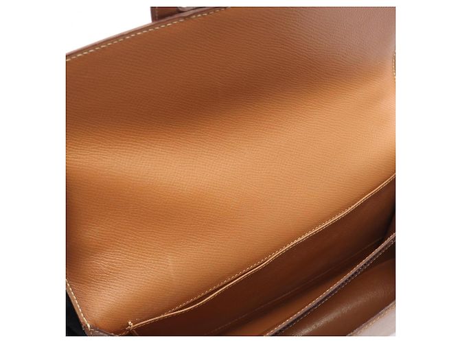Hermès Borsa a Spalla Hermes Dolly Gold Marrone - vista 6
