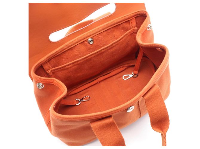 Hermès Borsa Hermes Valparaiso PM Potiron Arancione - vista 3