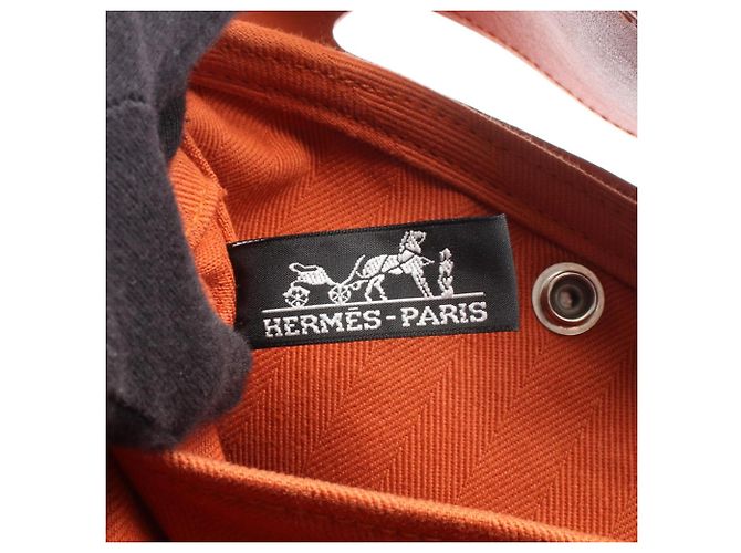 Hermès Borsa Hermes Valparaiso PM Potiron Arancione - vista 4