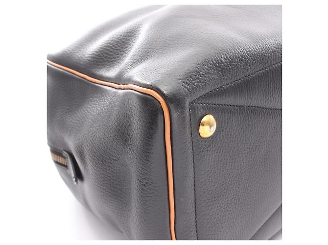 Hermès Borsa a mano Boston Hermes Victoria 43 Marrone Nero - vista 6
