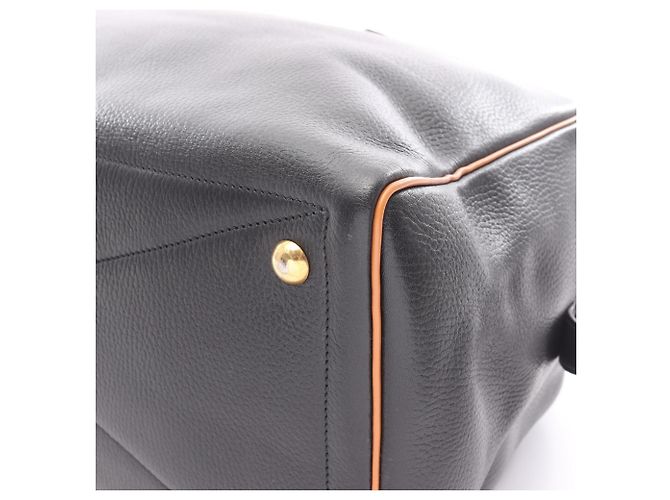 Hermès Borsa a mano Boston Hermes Victoria 43 Marrone Nero - vista 7