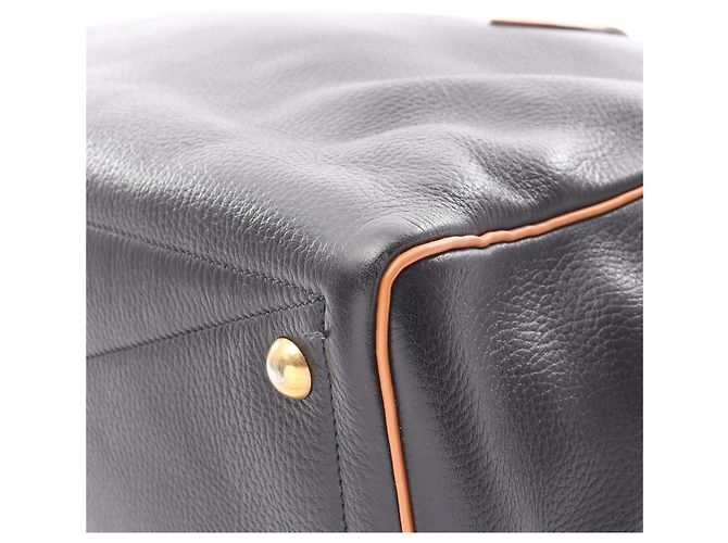 Hermès Borsa a mano Boston Hermes Victoria 43 Marrone Nero - vista 8