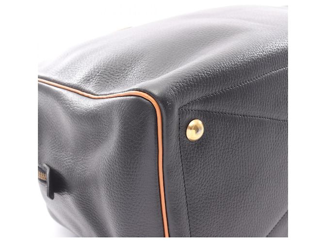 Hermès Borsa a mano Boston Hermes Victoria 43 Marrone Nero - vista 9