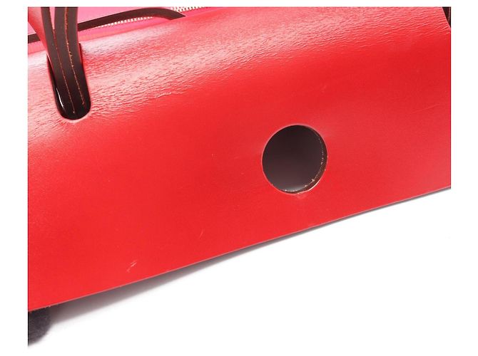 Hermès Borsa 2-Way Hermes Herbag Zip PM Rosa Rosso Bordò - vista 11