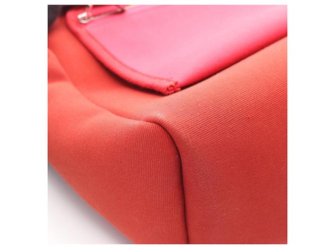 Hermès Borsa 2-Way Hermes Herbag Zip PM Rosa Rosso Bordò - vista 7