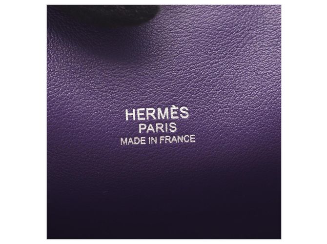 Hermès Bolso 2-Way Hermes Toolbox 26 Ultraviolet Púrpura - vista 4