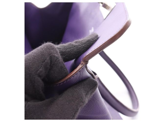 Hermès Bolso 2-Way Hermes Toolbox 26 Ultraviolet Púrpura - vista 7