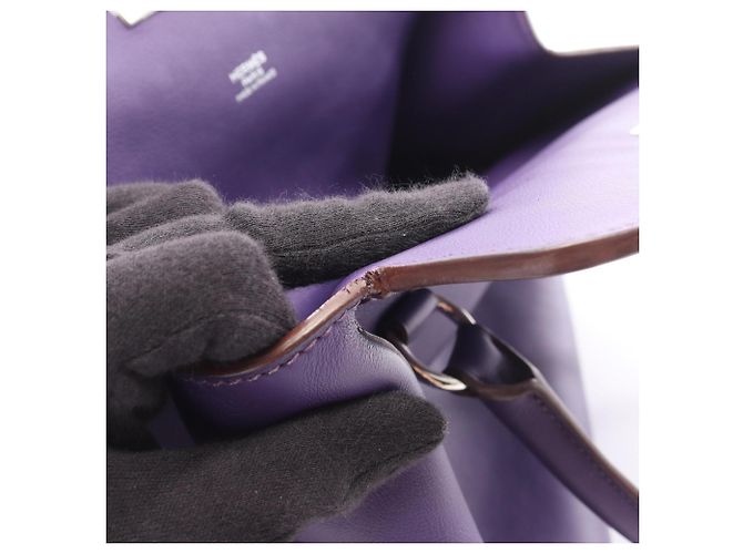 Hermès Bolso 2-Way Hermes Toolbox 26 Ultraviolet Púrpura - vista 9
