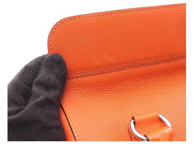 Hermès Borsa Hermes Toolbox 26 Arancione - vista 13