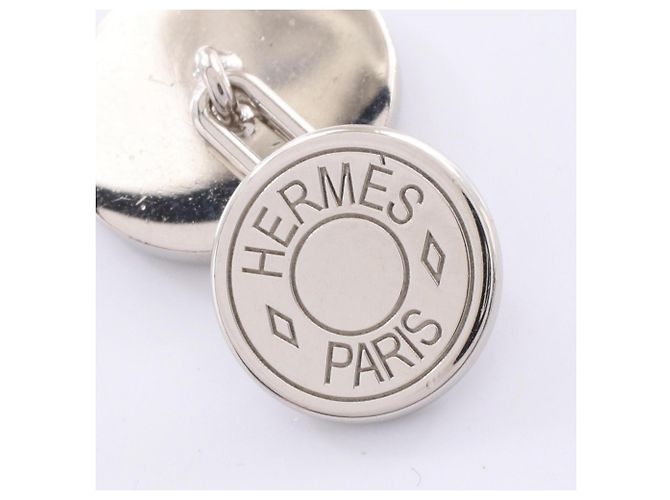 Abotoaduras Hermès Sellier Marrom - vista 3