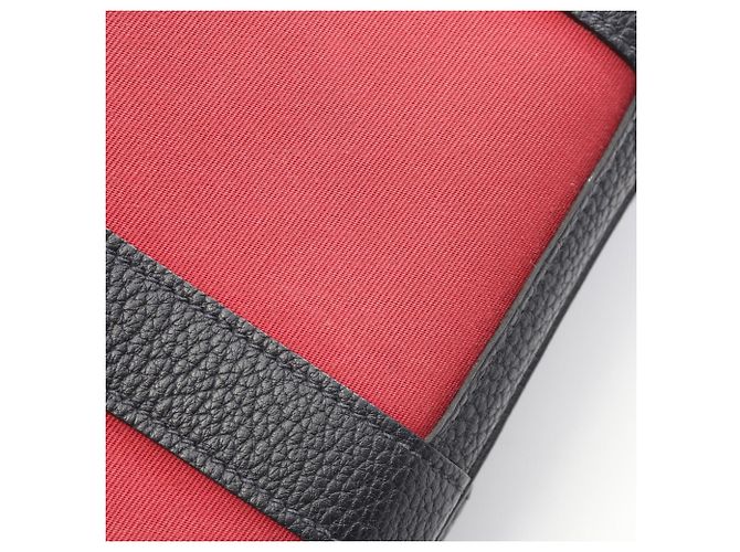 Hermès Borsa Tote Hermes Garden Party TPM Rosso Blu Bordò Blu navy - vista 6
