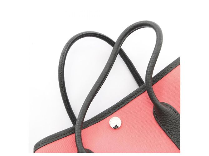 Hermès Borsa Tote Hermes Garden Party TPM Rosa Verde Verde scuro - vista 10