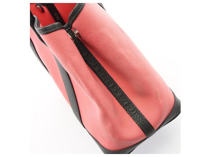 Hermès Borsa Tote Hermes Garden Party TPM Rosa Verde Verde scuro - vista 9